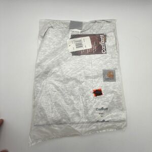 Carhartt For Kids Ash Gray‎ Pocket T-Shirt Small 6-7 Short Sleeve New